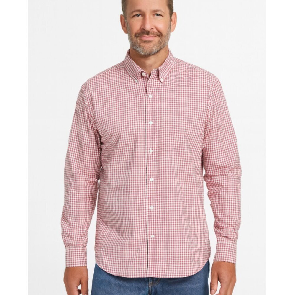 J. Crew Secret Wash Checkered Shirt Size Large EUC